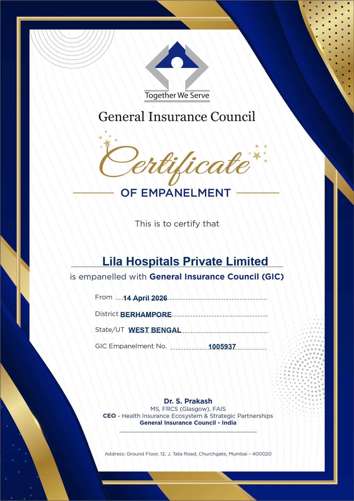 Certificate 1